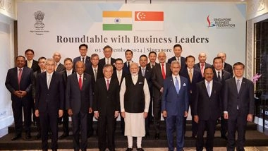 Business News | In Meeting with PM Modi, Singapore Companies Pledge to Invest over Rs 5 Lakh Crore in India