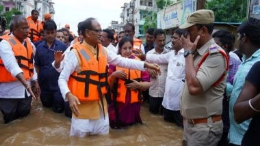 India News | Union Minister Shivraj Singh Chouhan to Continue His Visit to Flood Affected Vijayawada and Khammam, Later to Hold Meeting with Officials