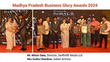 Business News | Madhya Pradesh Business Glory Award 2024 Celebrates Business Excellence at Essentia Luxury Hotel, Indore