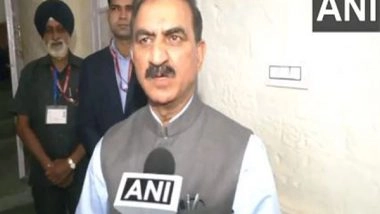 India News | State Govt's Duty is to Ensure Peace, Dispute Would Be Settled in Court: Himachal Pradesh CM Sukhu on Sanjauli Row