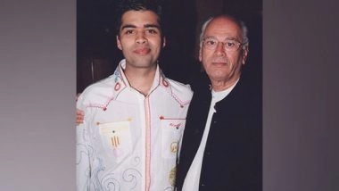 Entertainment News | Karan Johar Remembers Father Yash Johar on His Birth Anniversary, Shares Throwback Pictures with Him