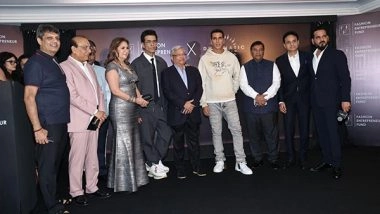 Business News | Bollywood Actor Akshay Kumar and Karan Johar Unveiled at the 3rd FEF Annual Gala