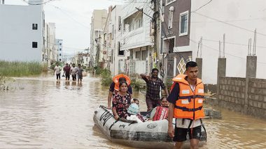 India News | Indian Navy Flood Relief Teams Rescue over 180 Personnel in Andhra Pradesh