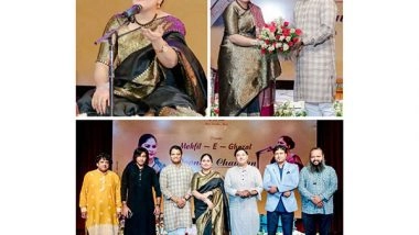 Business News | Poonam Chauhan's Ghazal Concert Enthralls Delhi Music Lovers