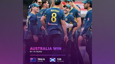 Sports News | Inglis's Record-breaking Ton Powers Australia to 70-run Win over Scotland in 2nd T20I