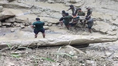 India News | Manipur: Territorial Army Rescues Two Trapped Labourers; Search Operation Underway to Find Third One