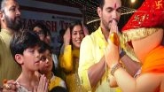 Entertainment News | Ganesh Chaturthi: Arjun Bijlani Brings Home Bappa with Dhol-nagadas