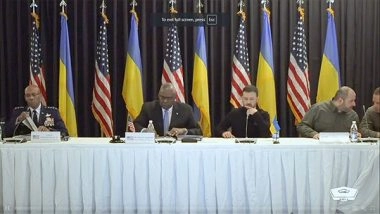 World News | Ukraine Conflict Eventually to Be Decided at Negotiation Table, Says Pentagon Chief