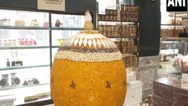 Entertainment News | Kolkata Sweet Shop Creates Massive 500-kg Ladoo for Ganesh Chaturthi Celebrations