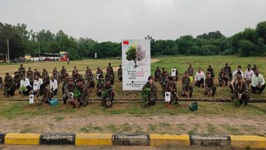India News | Indian Army's 'Ek Ped Maa Ke Naam' Tree Plantation Drive: A Tribute to Mother Nature
