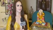 Entertainment News | Wish All Women in Country Live Freely and Fearlessly: Esha Deol's Message on Ganesh Chaturthi