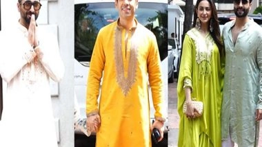 Entertainment News | From Ayushmann Khurrana to Rakul Preet Singh: Celebs Attend Festivities at Shilpa Shetty-Raj Kundra's Ganpati Celebrations