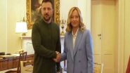 World News | Italian PM Meloni Discusses Reconstruction of Energy Infrastructure with Zelenskyy; Says India Can Play Role in Resolving Ukraine Conflict