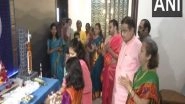 India News | Nitin Gadkari Celebrates Ganesh Chaturthi with Family at Nagpur Residence