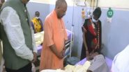 India News | Uttar Pradesh: CM Yogi Adityanath Visits Hospital to Meet Victims of Lucknow Building Collapse