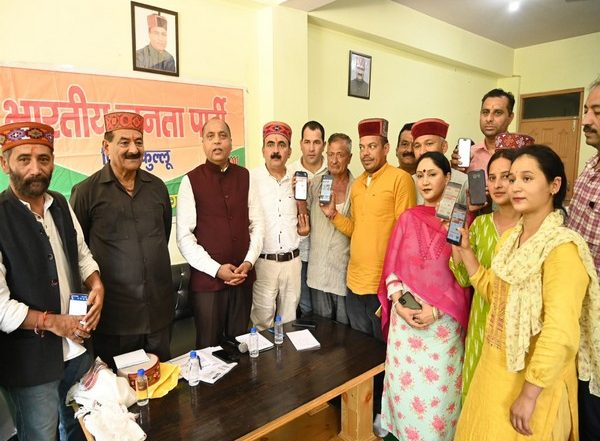 India News | BJP Conducts Membership Drive in Himachal Pradesh's Manali