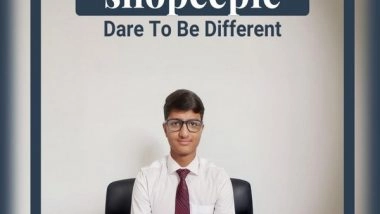 Business News | A 17-Year-Old Challenges the Entire LinkedIn Community: Subodh Kaushik, CEO of Shopeepie, Launches Auctions for Fashion Categories