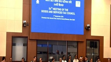 Business News | GST Council Meeting Begins, Relief Likely on Health Insurance Premium