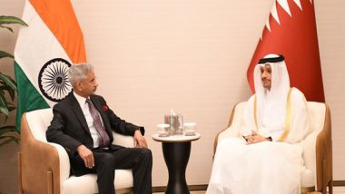 World News | EAM Jaishankar, Qatar PM Discuss Taking Forward Bilateral Ties