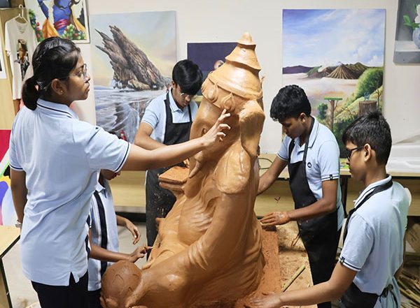 Business News | JIRS Students Create Stunning Eco-Friendly Ganesha Idol for Ganesh Chaturthi