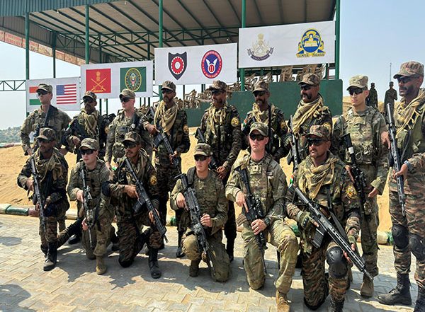 Yudh Abhyas 2024: India, US Begin 20th Edition of Joint Military Exercise in Rajasthan’s Mahajan Field Firing Ranges (See Pics)