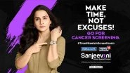 Business News | Vidya Balan Appointed as the National Ambassador for the Second Phase of Federal Bank News 18's Flagship Programme 'Sanjeevani: United Against Cancer'