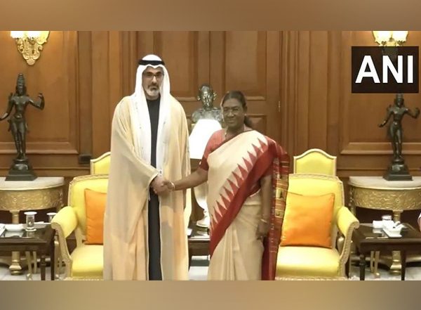 World News | Abu Dhabi Crown Prince Meets President Droupadi Murmu in Delhi