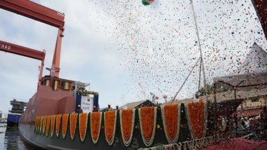 Business News | Indian Navy Launches Fourth and Fifth Ship of Anti-Submarine Warfare SWC Project