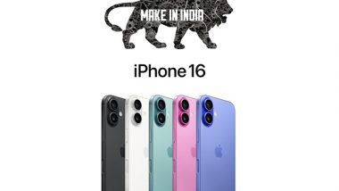 Business News | IPhone 16 Produced and Launched Globally from Indian Factories: Ashwini Vaishnaw