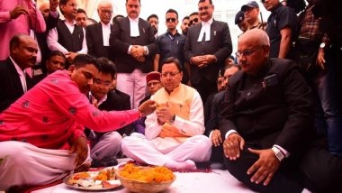 India News | Uttarakhand CM Participates in Foundation Stone-laying of New Building of Bar Association Dehradun