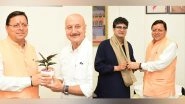 Entertainment News | Uttarakhand CM Pushkar Singh Dhami Meets CBFC Chairman Prasoon Joshi, Anupam Kher