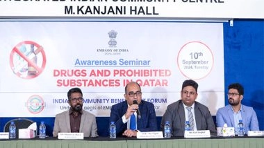 World News | Indian Embassy Raises Awareness About Qatar's Rules and Regulations Regarding Narcotics
