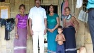 India News | Tripura Governor Indrasena Reddy Visits Tribal Village in Dhalai