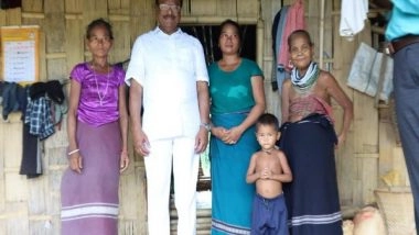 India News | Tripura Governor Indrasena Reddy Visits Tribal Village in Dhalai