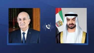 World News | UAE President Congratulates Algerian President on Re-election