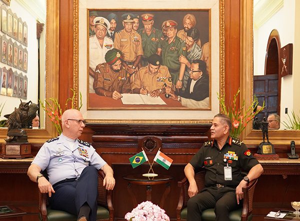 World News | India, Brazil Discuss Ways to Enhance Defence Cooperation