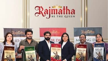 Business News | Swathi Dharani Launches Rajmatha FMCG Brand in South India