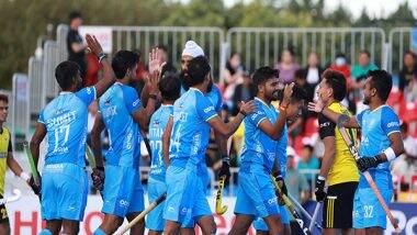 Sports News | Rajkumar Scores Hat-trick as India Crush Malaysia 8-1 in Asian Championship Trophy