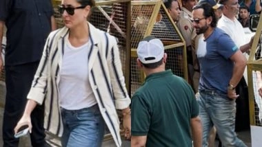 Entertainment News | Kareena Kapoor, Saif Ali Khan Reach Malaika Arora's Family Home After Her Father's Death