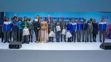 Business News | Merck Foundation CEO Senator Rasha Kelej Together with Botswana First Lady Support the Education of 40 Schoolgirls in the Country