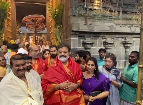 Entertainment News | Union Minister Suresh Gopi Seeks Blessings at Tirumala Tirupati Temple