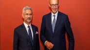 World News | EAM Jaishankar Meets German Politician Friedrich Merz, Discusses Regional and Global Issues