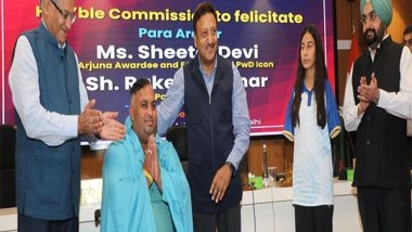 Sports News | EC Announces Paralympian Rakesh Kumar as ECI National Icon for PwDs