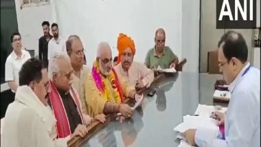 India News | Haryana Assembly Elections: BJP's Karnal Jagmohan Anand Files Nomination from Karnal