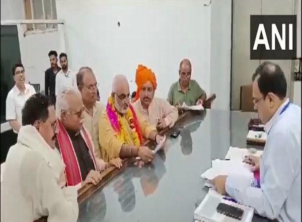 India News | Haryana Assembly Elections: BJP's Karnal Jagmohan Anand Files Nomination from Karnal
