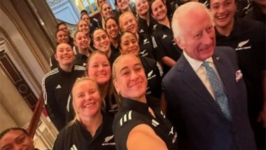 Sports News | King Charles Shares Warm Hug with New Zealand Women's Rugby Team