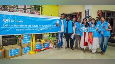 Business News | IYDF and SP DESIGNS Light Up the Future for Children at Bhubaneswar Orphanage