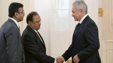World News | NSA Doval, Russia's Secy of Security Council Sergey Shoigu Discuss Issues of Mutual Interest
