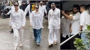 Entertainment News | Kareena Kapoor, Saif Ali Khan, Arjun Kapoor, Others Attend Malaika Arora's Father's Funeral
