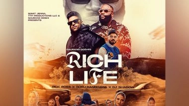 Business News | Guru Randhawa, Rick Ross and DJ Shadow Unite for 'Rich Life' Under Gaurang Doshi's Production; Teaser Premieres 15th September